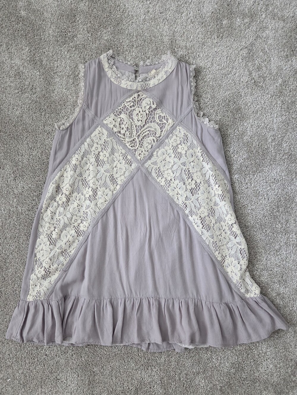 Hayden Girls Casual Lace-Accent Dress